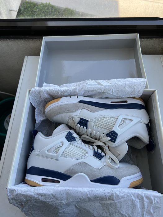 Vendo jordan 4 sb navy blue