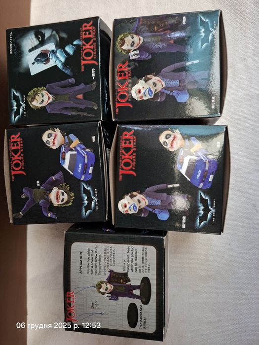 Джокер Joker фигурки на подставке 5 шт Темный рыцарь Хит Леджер