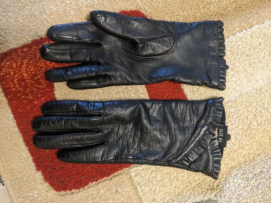 Кожаные перчатки. Натуральная кожа