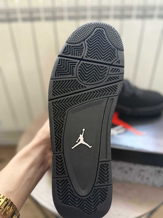 Nike Air Jordan 4 Retro – Black Cat – r. 45