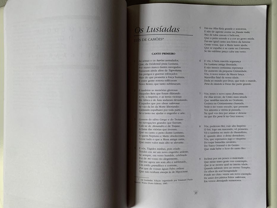 História e Antologia da Literatura Portuguesa - Século XVI