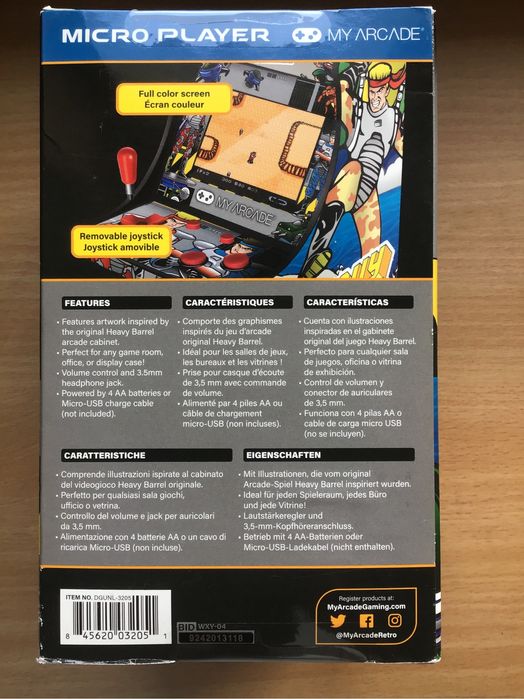 Heavy Barrel - Micro Player Retro Arcade