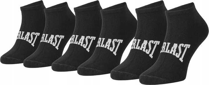 Skarpety stopki EVERLAST 3 pak czarne ( 35 - 38 , 43 - 46 )