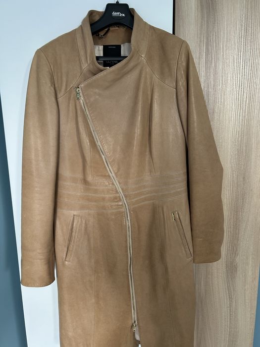 Płaszcz ze skóry naturalnej Ochnik rozm. L