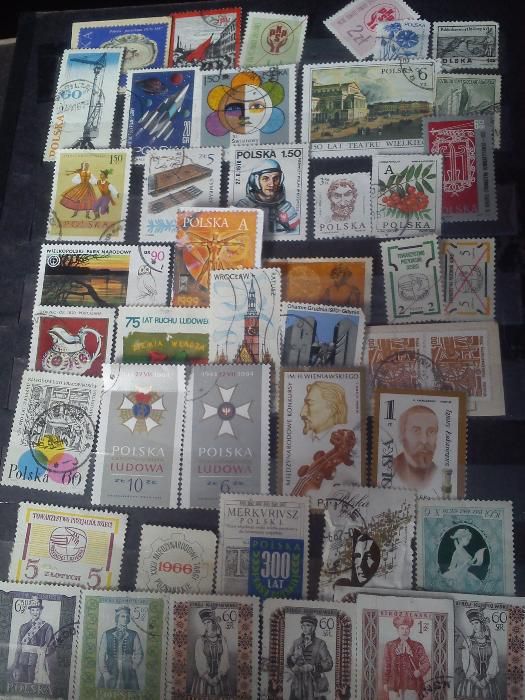 Znaczki Pocztowe Kolekcjonerskie i Obiegowe Duza kolekcja