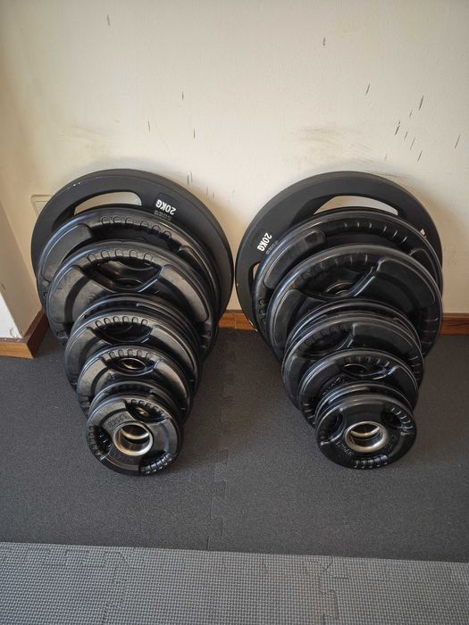 Discos olímpicos de musculação 120kg