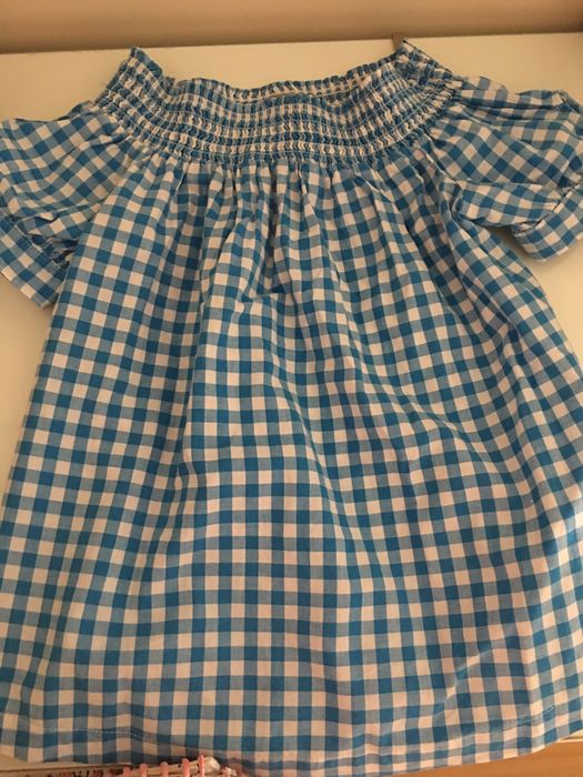 Top azul camisola azul tamamho 36