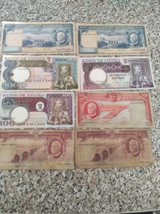 Vendo notas de África