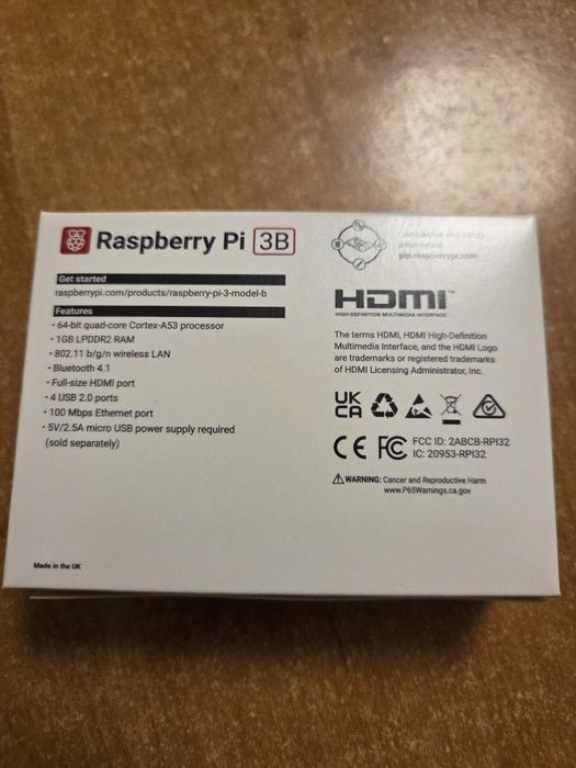 Raspberry Pi 3b.
