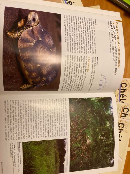 Revista Chéloniens primeiros oito números
