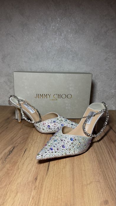 Туфлі Jimmy Choo/ жіночі туфлі з блискітками