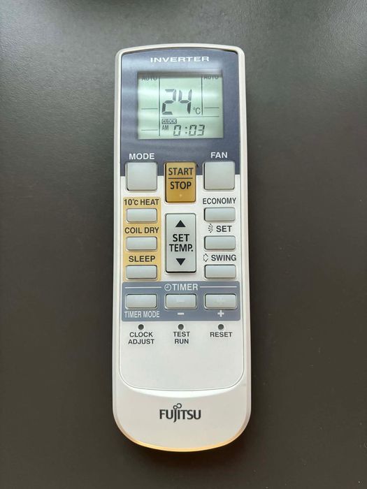 Pilot bezprzewodowy klimatyzatora Fujitsu AR-RAE1E