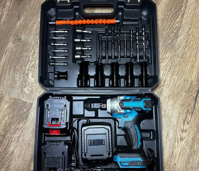 Ударный Гайковерт Германия РowerCraft 48V 5Ач Макита аккум Бесщеточный