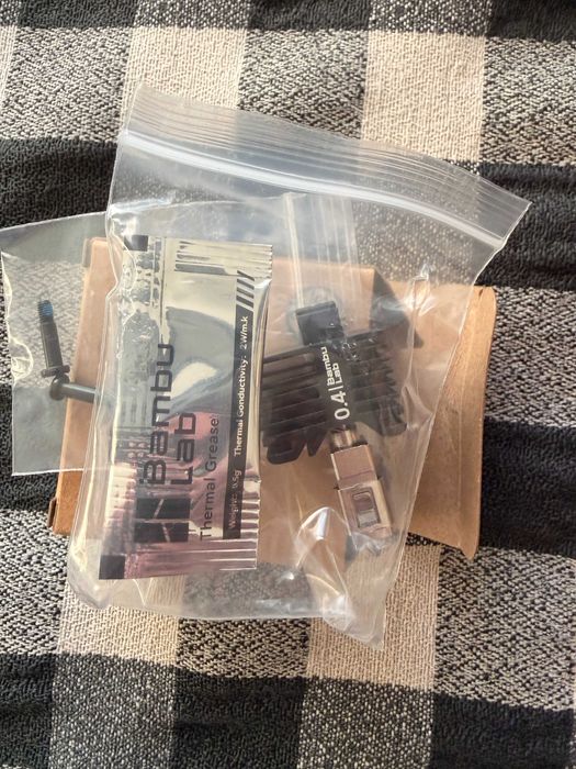 Conjunto de Hardenened Hotends e Extruder Gear para Bambu Lab P1S