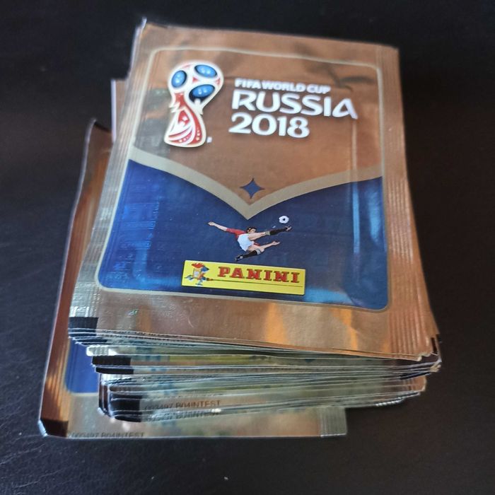 Caixa selada, cromos, saquetas Panini Mundial 2018 Russia