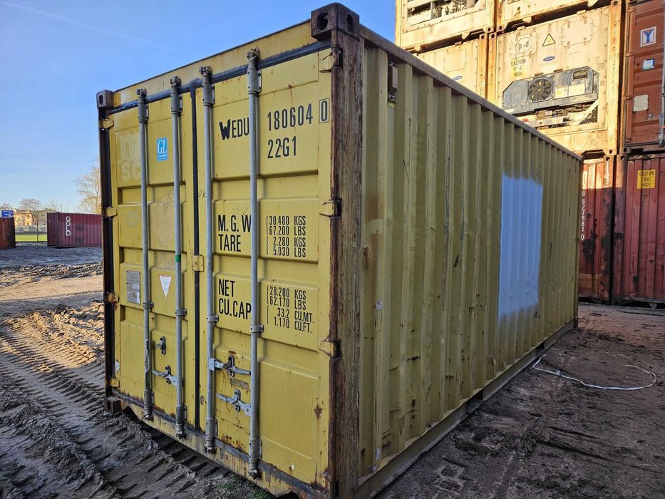 Kontener morski 20'DC używany magazyn garaż schowek