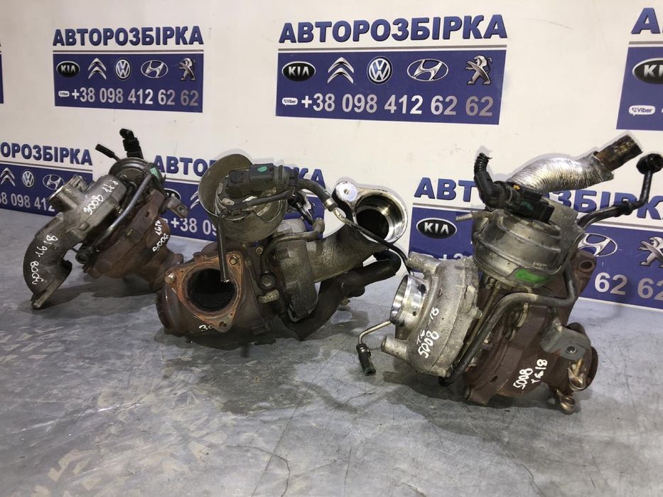 турбина peugeot partner citroen berlingo peugeot 3008 5008 турбіна пеж