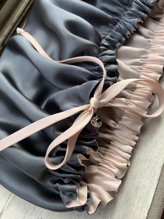 Шелковая шапочка. Шапочка для сна .