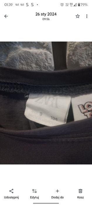 Koszulki dziewczęce Zara