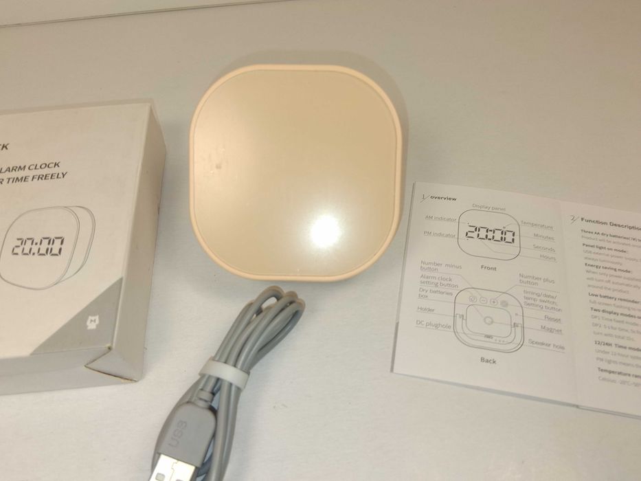 N068 Zegar Cyfrowy Budzik Magnetyczny Timer Termometr PodświetlenieLED