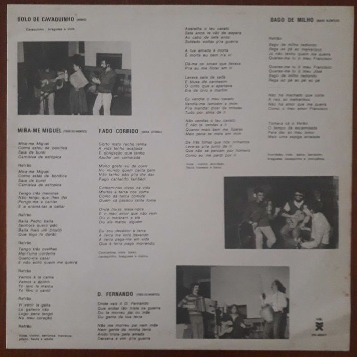 Brigada Vítor Jara disco de vinil "Quem sai aos seus"