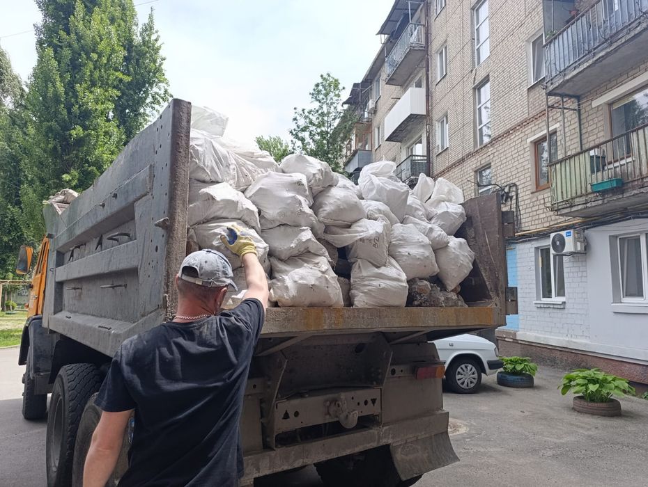 Вивіз будсміття, хламу, вантажники