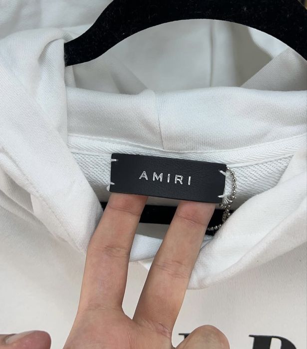 Худі Amiri Logo White / Black