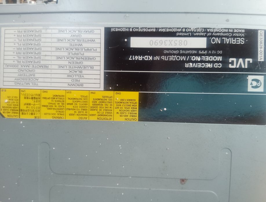 Магнитола JVC KD-R417