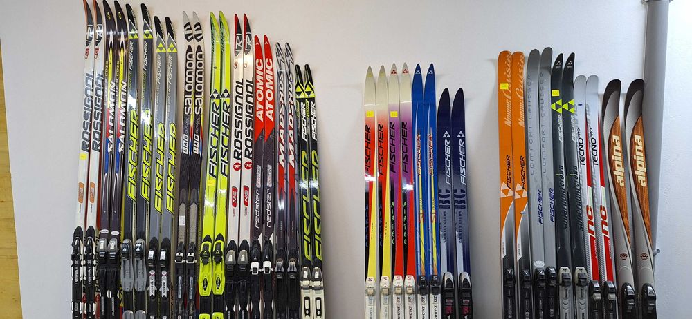 LEGIONOWO Aluminiowe Kije Kijki do Nart Biegowych Biegowe Biegówki