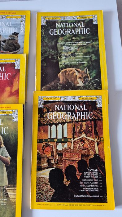 czasopismo National Geographic lata 70