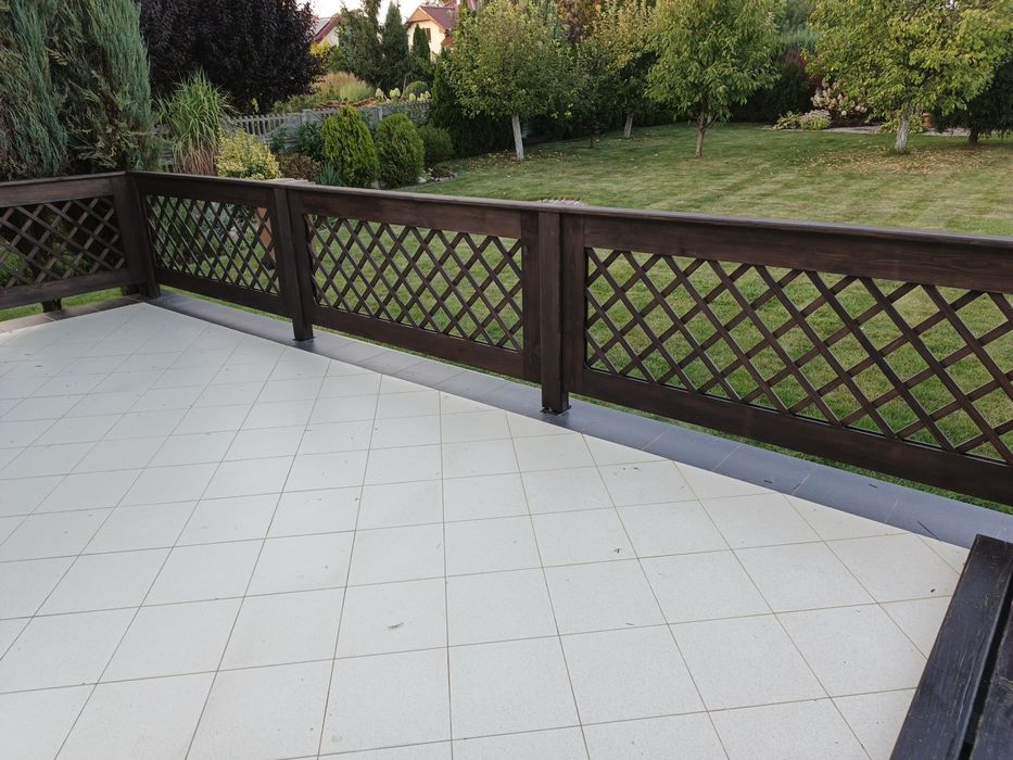 Balustrada drewniana