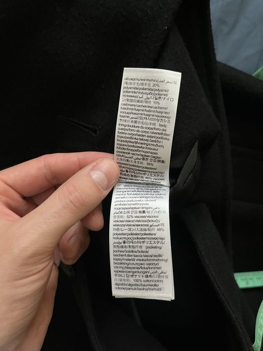 Płaszcz wełniany męski Calvin Klein M/48