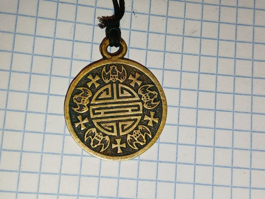 Амулет Символ Пяти Благ бронзовый