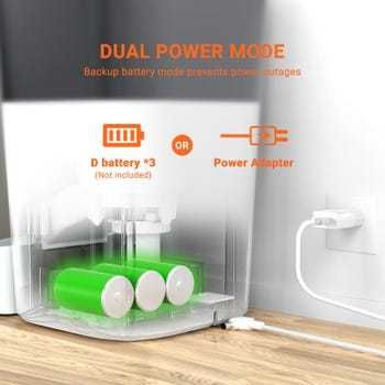 Distribuidor de alimentos Balimo WIFI 3L, preto, para gatos/cães