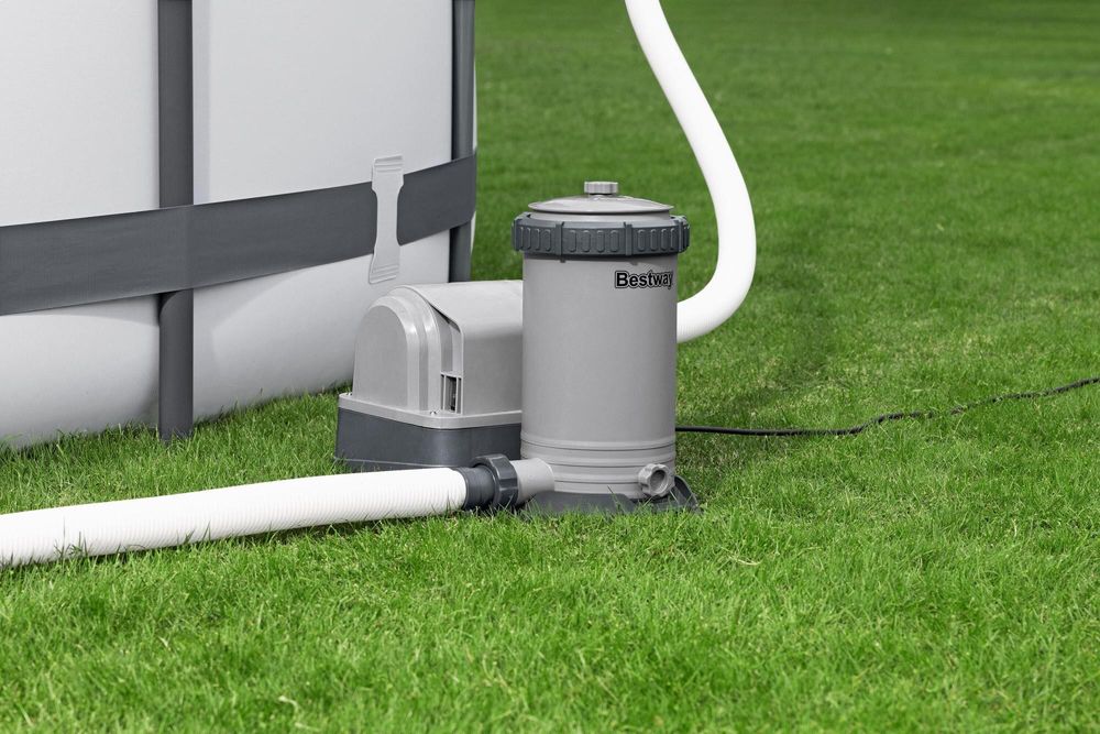 Bomba de filtragem de cartucho 9463 L/h para piscina acima do solo