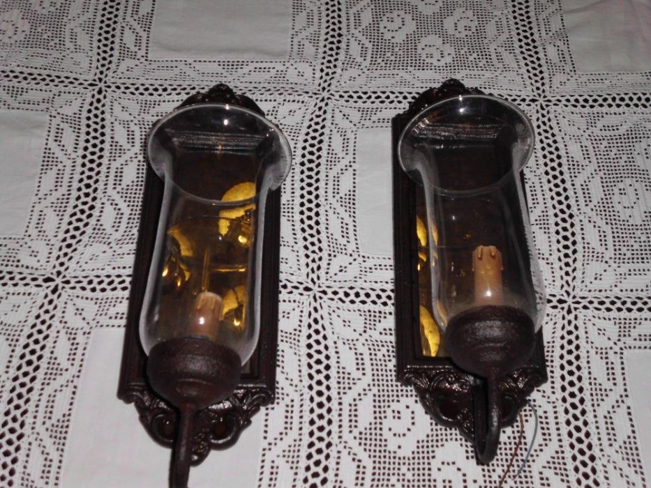 candeeiros de parede antigos