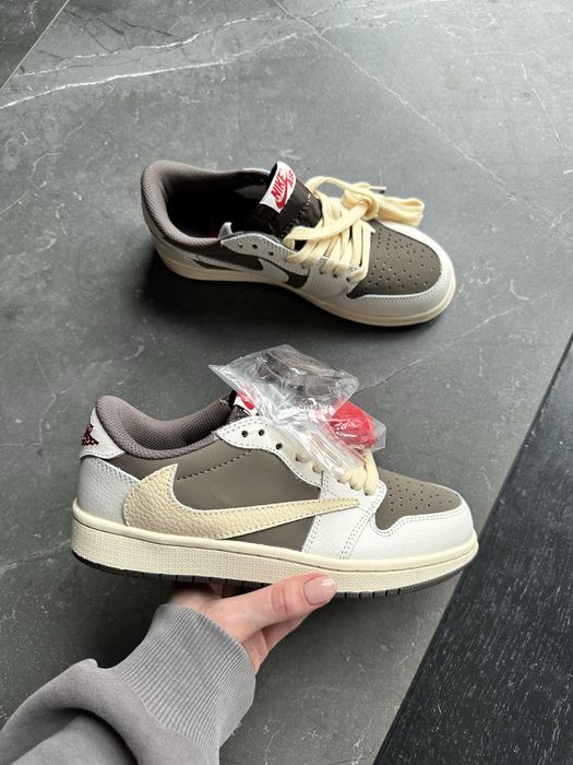 Кроссовки Nike Air Jordan 1 Retro Low Og Sp Travis Scott Reverse Mocha