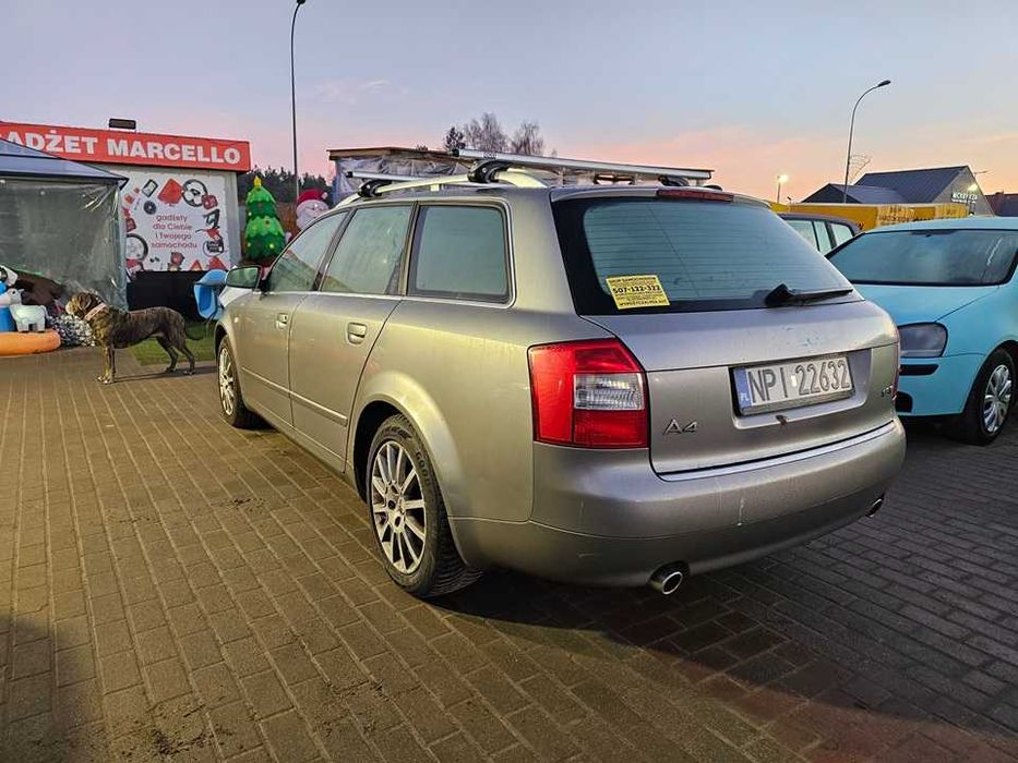 Audi A4 B6/2003r/1.8turbo/benzyna gaz/163KM/opony zimowe/atest 2032