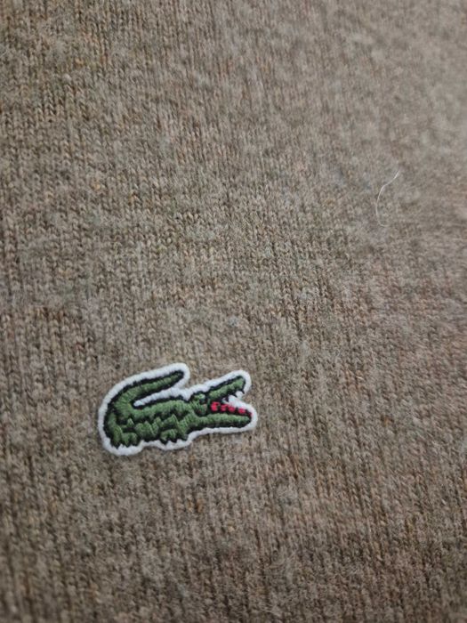 Шерстяной кашемировый свитер Lacoste 1/4 Zip
