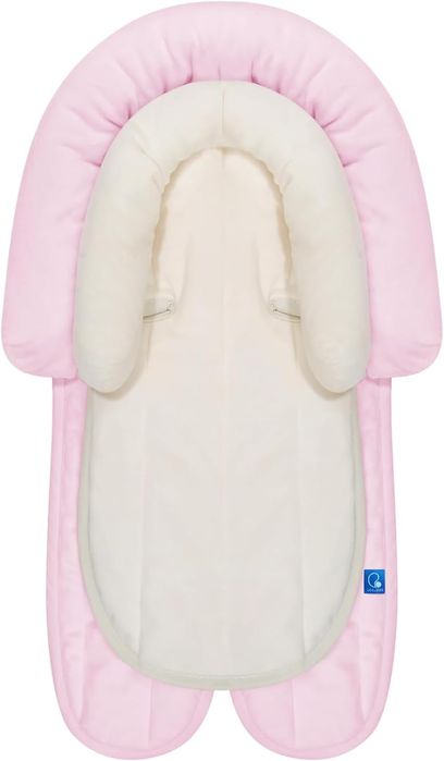 Wkładka redukcyjna dla niemowląt do wózków i fotelików do auta RÓŻOWA