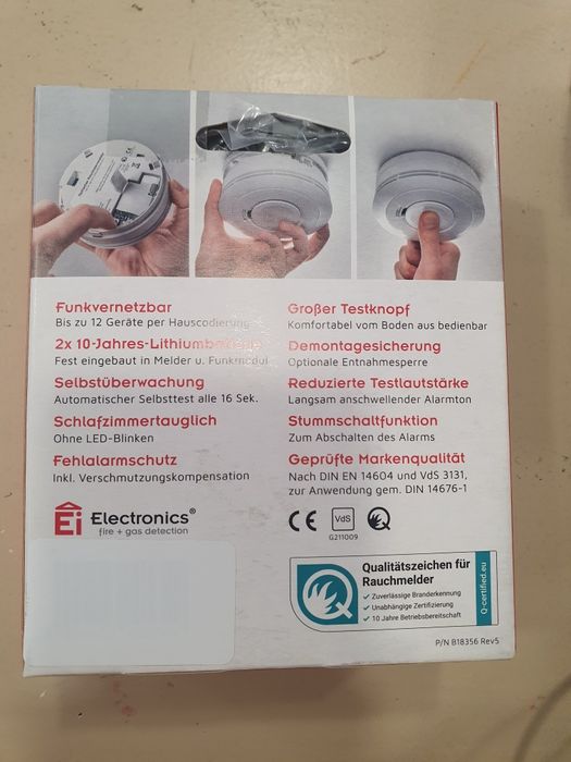 Ei Electronics EI650RF wireless detetor fumo