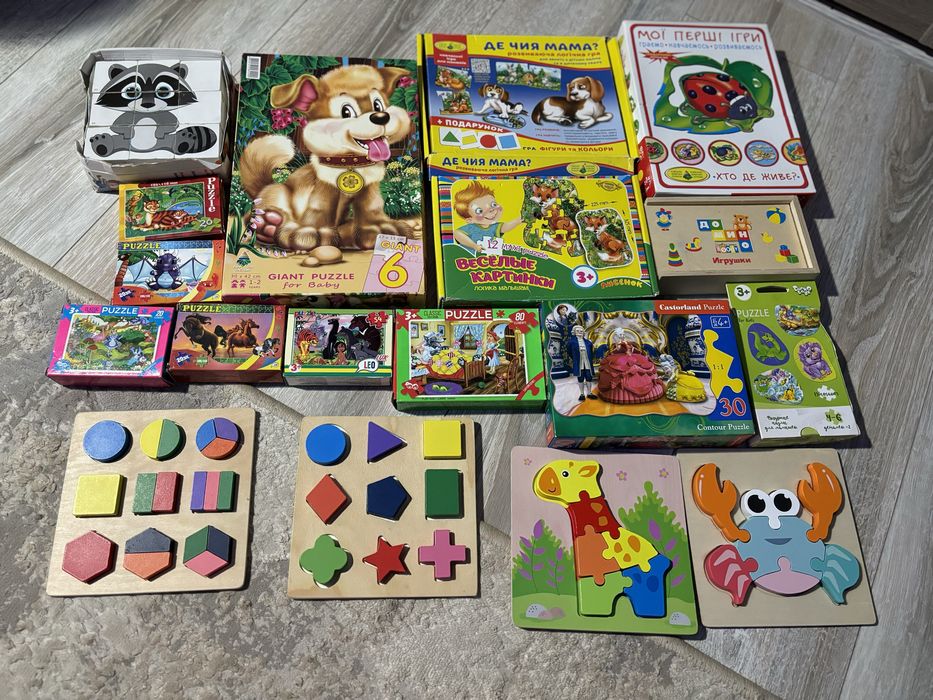 Детские пазлы Развивающие игры