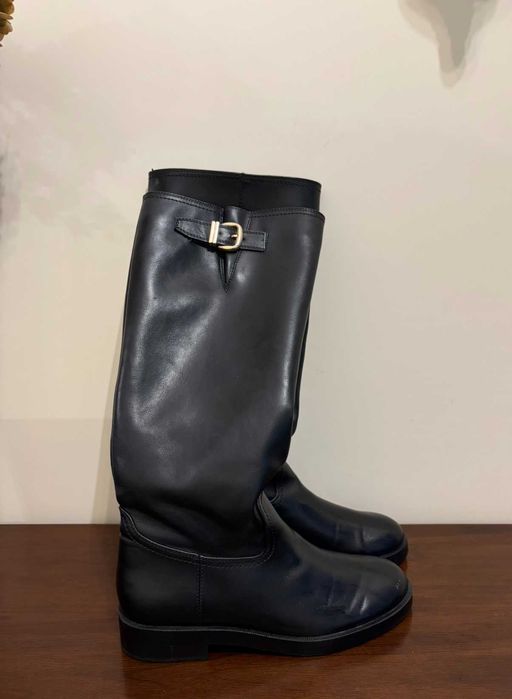 Чоботи Zara, чорного кольору, розмір 38