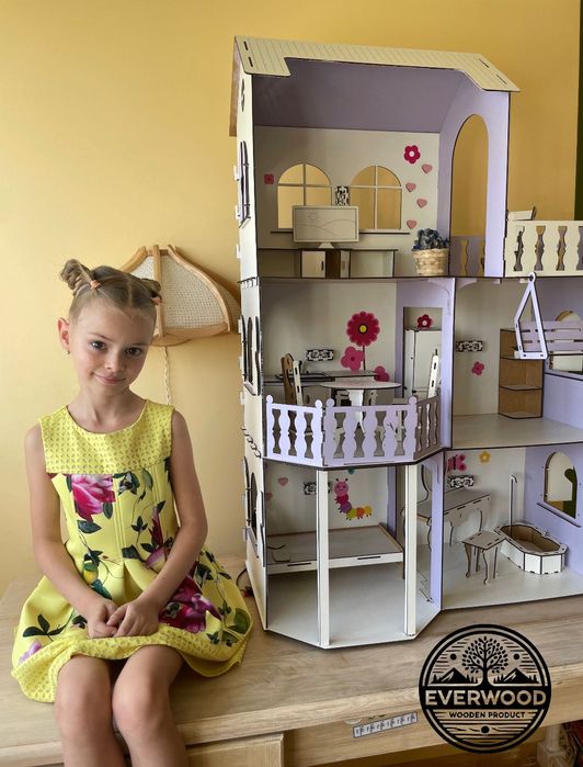 Новий! Ляльковий будинок для барбі | Будинок для ляльок