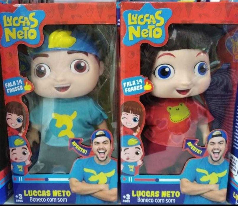 Luccas Neto ou Gi falantes (14 frases) - 30 cm