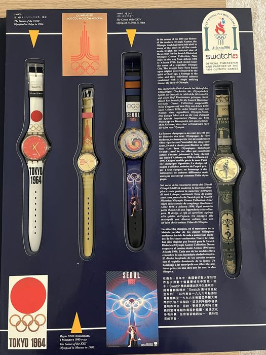 Swatch Historical Olympic Games Collection
