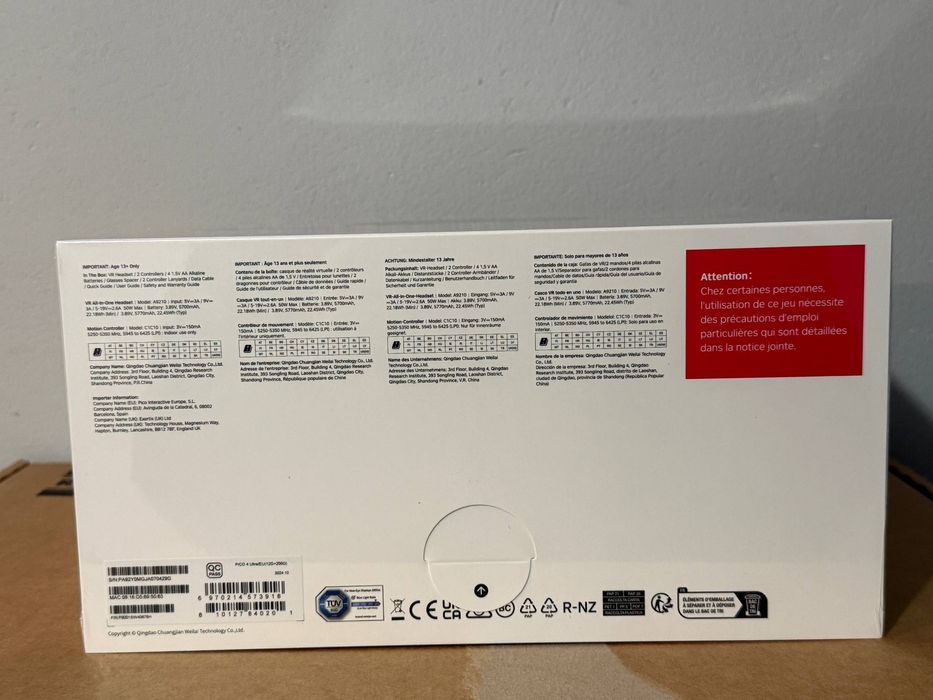 Pico Ultra 4 Vr 256GB Nowe!