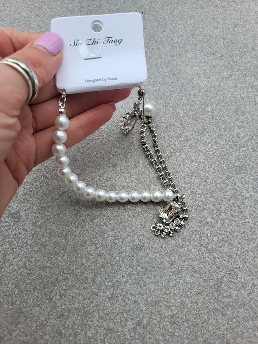 Naszyjnik damski z perełkami