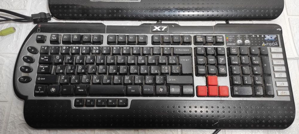 СРОЧНО Мембранная клавиатура A4Tech X7 G800: 350 грн. - Периферійні ...