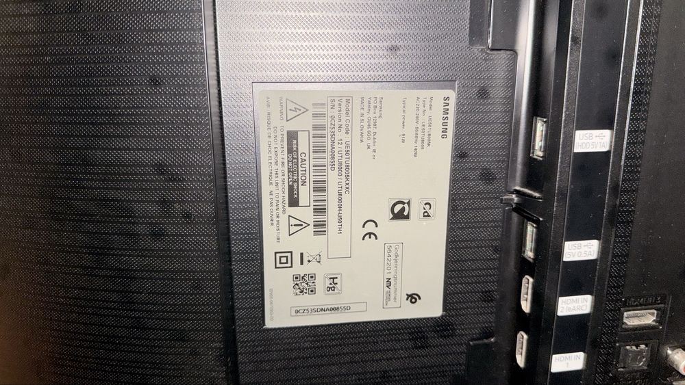 TV Samsung para peças ou reparação